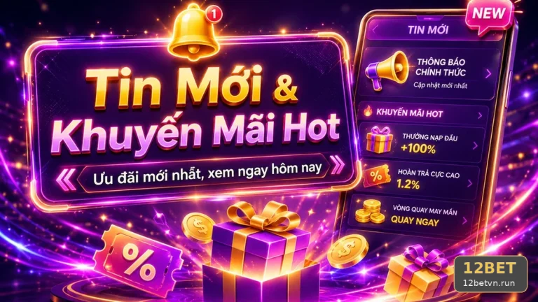 Khuyến Mãi 12BET Tại 12betvn.run: Dấu Hiệu Cần Kiểm Tra Khi Đọc Tin Mới Và Ưu Đãi — Góc Kiểm Chứng Theo Tên Miền Về Việc Lưu Lại Điều Khoản Cùng Lịch Sử Trao Đổi Trước Khi Tham Gia